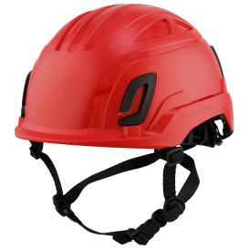Bullard T2NRD Type II + Safety Helmet - Ratchet Suspension - Red