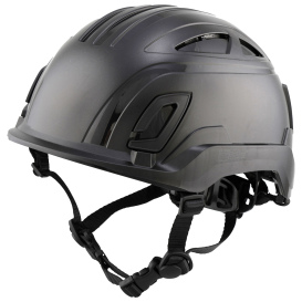 Bullard T2VBK Type II + Vented Safety Helmet - Ratchet Suspension - Black