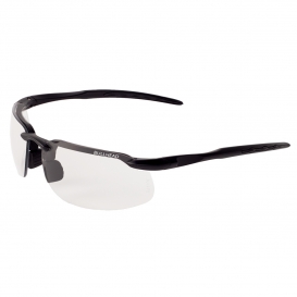 Bullhead BH1031AF Swordfish Safety Glasses - Black Frame - Clear Anti-Fog Lens