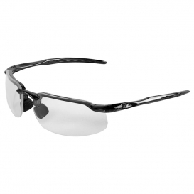 Bullhead BH1031PFT Swordfish Safety Glasses - Black Frame - Clear PFT Anti-Fog Lens