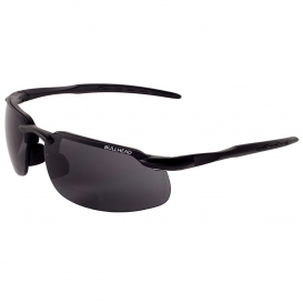 Bullhead BH1063R Swordfish Safety Glasses - Black Frame - Smoke Bifocal Lens