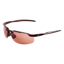 Bullhead BH10714 Swordfish Safety Glasses - Brown Frame - Brown Indoor/Outdoor Lens