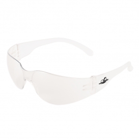 Bullhead BH11116 Torrent Safety Glasses - Clear Temples - Clear Lens - Ultra Lightweight