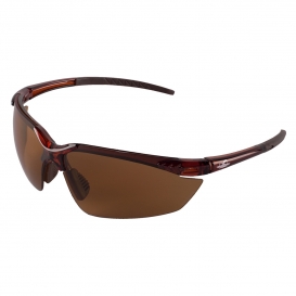 Bullhead BH11711 Mojarra Safety Glasses - Brown Frame - Brown Polarized Lens