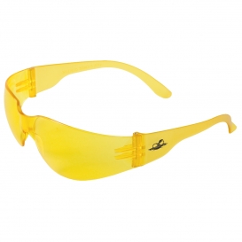 Bullhead BH134 Torrent Safety Glasses - Yellow Temples - Yellow Lens