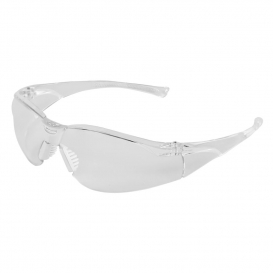 Bullhead Safety BH2311 Flathead Safety Glasses - Clear Frame - Clear Lens