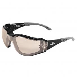 Bullhead BH3066PFT CG5 Convertible Foam Lined Glasses/Goggles - Matte Black Frame - Indoor/Outdoor Anti-Fog Lens