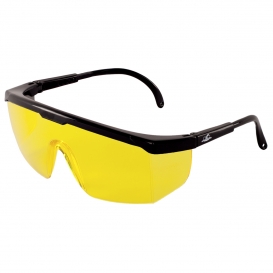 Bullhead BH364 Kaku Safety Glasses - Black Frame - Yellow Lens