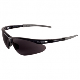 Bullhead BH633AF Stinger Safety Glasses - Black Frame - Smoke Anti-Fog Lens