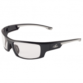 Bullhead BH991AF Dorado Safety Glasses - Gray Frame - Clear Anti-Fog Lens