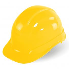 Bullhead HH-C2 Cap Style Hard Hat - 6-Point Ratchet Suspension - Yellow 
