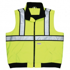 MCR Safety BWCL2L Type R Class 2 Body Warmer Safety Vest