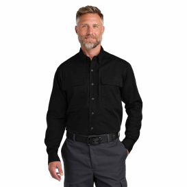 CornerStone CSW176 Long Sleeve Select Tactical Shirt - Black