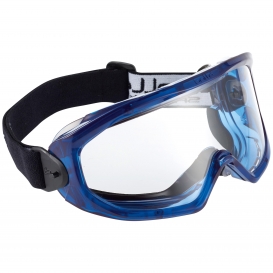 Bolle 40295 Superblast Vented Goggles - Blue Frame - Clear Platinum Anti-Fog Lens
