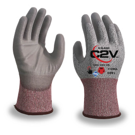 C2V X-Slash 1120G Cut Level A6 Engineered HPPE Gloves - Polyurethane Coated