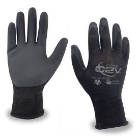 C2V X-Stress 2402G Polyester/Spandex Shell Gloves - Foam Nitrile Coated