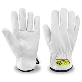 C2V X-Slash 3309G Para-Aramid Liner Goatskin Driver Gloves w/ Keystone Thumb