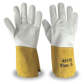 C2V X-Spark 4517G Industry Grade Grain Cowhide MIG/TIG Welder Gloves