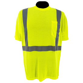 C2V X-Crash 8T11G2H Type R Class 2 Safety Shirt - Yellow/Lime