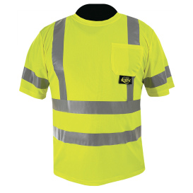 C2V X-Crash 8T52G3H Type R Class 3 Safety Shirt - Yellow/Lime