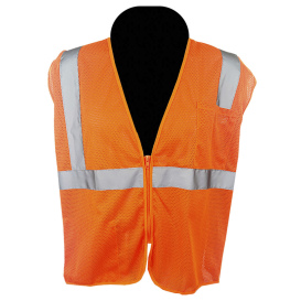 C2V X-Crash 8V19O2H Type R Class 2 Self Extinguishing Safety Vest - Orange