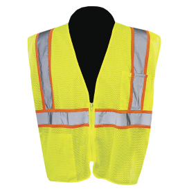 C2V X-Crash 8V24G2H Type R Class 2 Two-Tone Safety Vest - Yellow/Lime