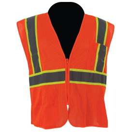 C2V X-Crash 8V24O2H Type R Class 2 Two-Tone Safety Vest - Orange