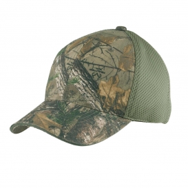 Port Authority C912 Camouflage Cap with Air Mesh Back - Realtree Xtra/Green Mesh