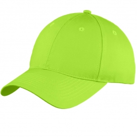 Port & Company C914 Six-Panel Unstructured Twill Cap - Lime