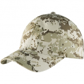 Port Authority Digital Ripstop Camouflage Cap OSFA Sand Camo
