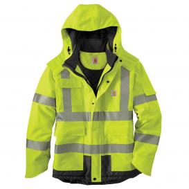 Carhartt 100787 Type R Class 3 High-Visibility Sherwood Jacket - Brite Lime