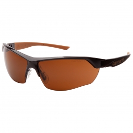 Carhartt CHB1118DT Braswell Safety Eyewear - Black Frame - Brown Anti-Fog Lens