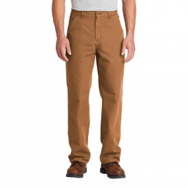 Carhartt CTB11 Washed-Duck Work Dungarees - Carhartt Brown
