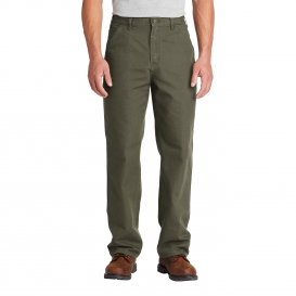 Carhartt CTB11 Washed-Duck Work Dungarees - Moss