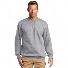 heather grey crewneck sweatshirt