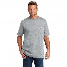 Carhartt CTK87 Workwear Pocket Short Sleeve T-Shirt - Heather Grey
