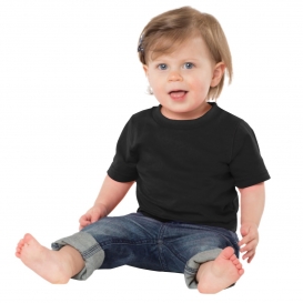 Precious Cargo CAR54I Infant 5.4-oz 100% Cotton T-Shirt - Jet Black