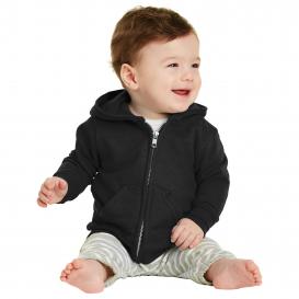 Port & Company CAR78IZH Infant Full-Zip Hooded Sweatshirt - Jet Black
