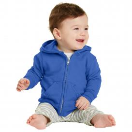 Port & Company CAR78IZH Infant Full-Zip Hooded Sweatshirt - Royal