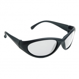 Radians CB0110ID Cobalt Safety Glasses - Smoke Frame - Clear Lens