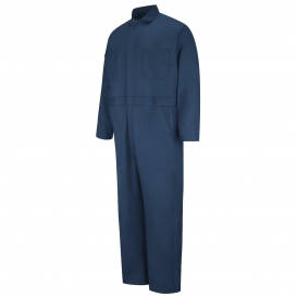 Red Kap CC16 Button-Front Cotton Coveralls - Navy