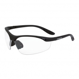 CrossFire 124 Talon Safety Glasses - Black Frame - Clear Lens