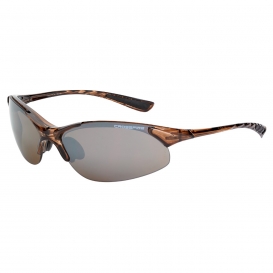 CrossFire 15117 XCBR Safety Glasses - Brown Frame - Brown Mirror Lens