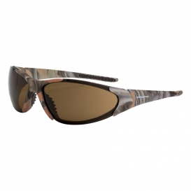 CrossFire 18146 Core Safety Glasses - Brown Camo Frame - Brown Lens