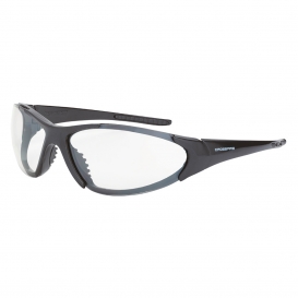 CrossFire 1864AF Core Safety Glasses - Gray Frame - Clear Anti-Fog Lens