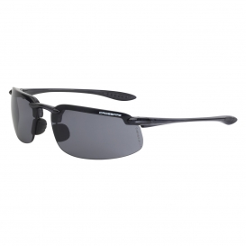 CrossFire 2141 ES4 Safety Glasses - Black Frame - Smoke Lens