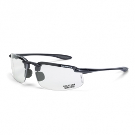 CrossFire ES4 Safety Glasses - Gray Frame - Clear Lens