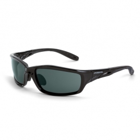 CrossFire Infinity Safety Glasses - Black Frame - Smoke Lens