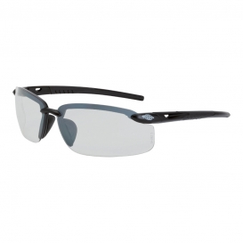 CrossFire 29215 ES5 Safety Glasses - Black Frame - Indoor/Outdoor Lens