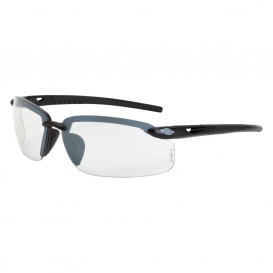 CrossFire 2964 ES5 Safety Glasses - Gray Frame - Clear Lens